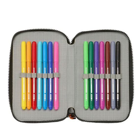 Estojo Escolar Duplo 28 Peças DRAGON BALL Preto | Ref. 248.422422854 Estojo Escolar Duplo 28 Peças DRAGON BALL Preto | Ref. 248.422422854