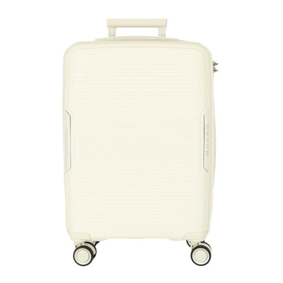 Mala de Cabine / Trolley 55cm 4R Exp. MOVOM Inari Branca | Ref. 186.5328625