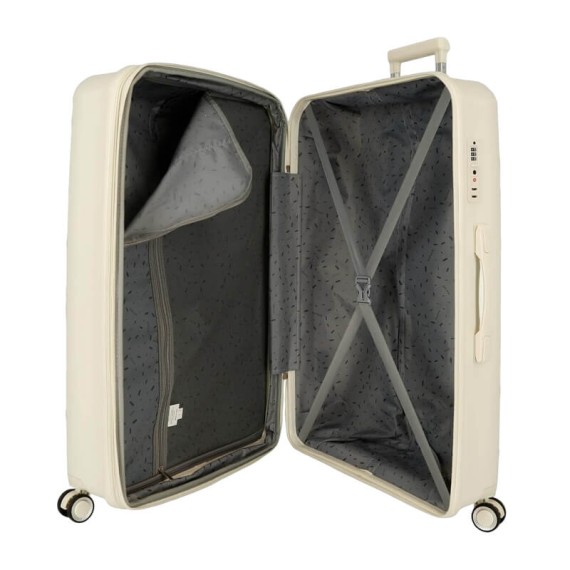 Mala de Cabine / Trolley 55cm 4R Exp. MOVOM Inari Branca | Ref. 186.5328625