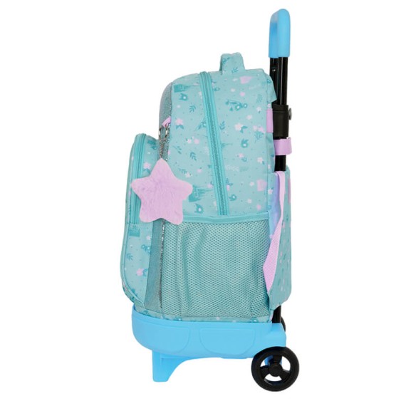 Mochila Grande c/ Rodas Compacta 45cm FROZEN Hello Spring Azul Turquesa | Ref. 248.612373918 Mochila Grande c/ Rodas Compacta 45cm FROZEN Hello Spring Azul Turquesa | Ref. 248.612373918