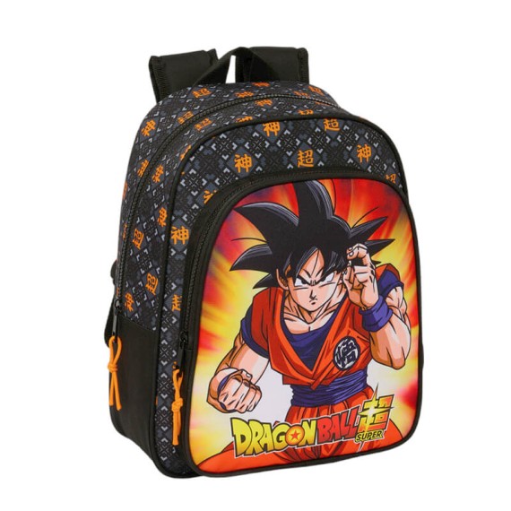 Mochila Infantil Adap. 33cm DRAGON BALL Preto | Ref. 248.622422524 Mochila Infantil Adap. 33cm DRAGON BALL Preto | Ref. 248.622422524