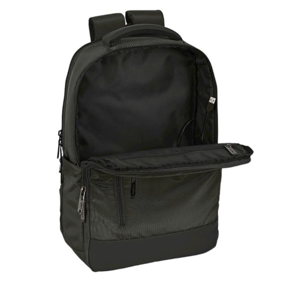 Mochila para Portátil 15.6” + Tablet + USB SAFTA Business Cinza | Ref. 248.642202894