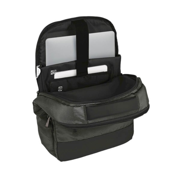 Mochila para Portátil 15.6” + Tablet + USB SAFTA Business Cinza | Ref. 248.642202894