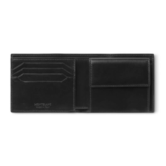 Carteira 4CC c/ Porta-Moedas MONTBLANC Meisterstück Preta | Ref. 238.198312