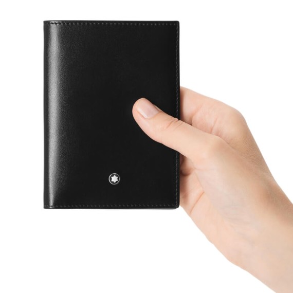 Carteira de Homem Vertical 4CC MONTBLANC Meisterstück Preta | Ref. 238.198317