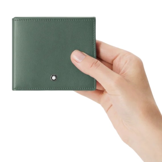 Carteira Fina 4CC Trio MONTBLANC Soft Pewter | Ref. 238.198147