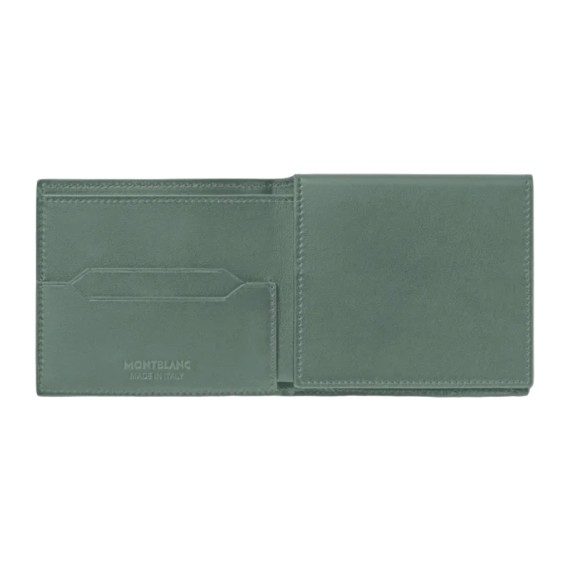 Carteira Fina 4CC Trio MONTBLANC Soft Pewter | Ref. 238.198147