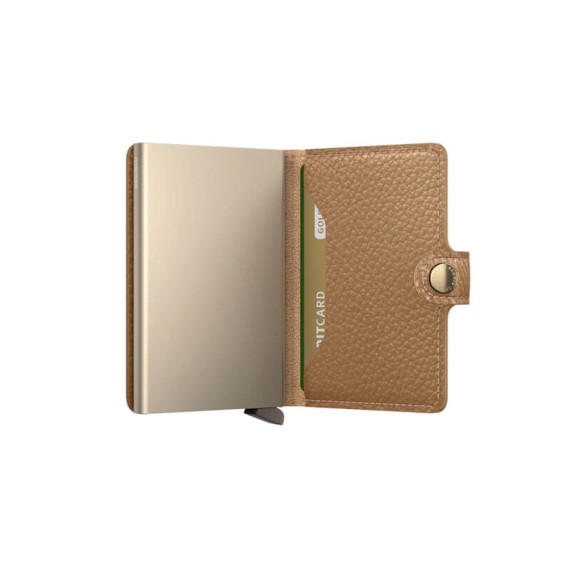 Carteira SECRID Miniwallet Pebble Cappuccino | Ref. 297.MPE-C