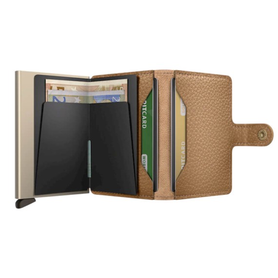 Carteira SECRID Miniwallet Pebble Cappuccino | Ref. 297.MPE-C