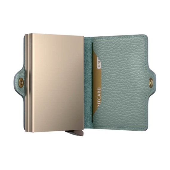 Carteira SECRID Twinwallet Pebble Sea Green | Ref. 297.TPE-SG