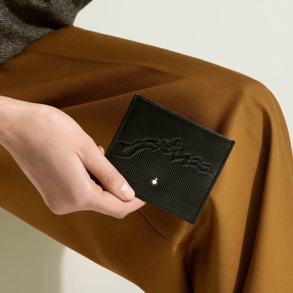 Porta-Cartões 3CC MONTBLANC Meisterstück Print Preto | Ref. 238.198299