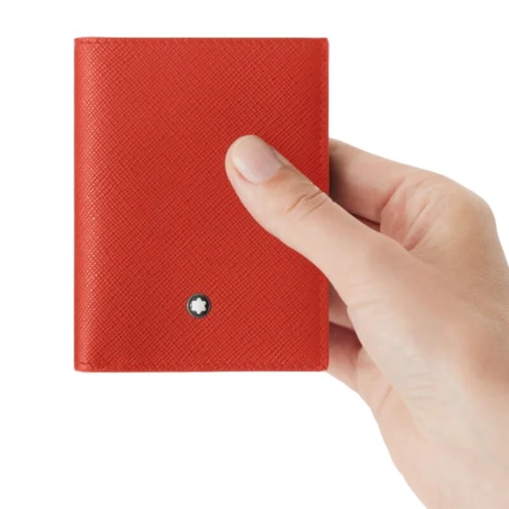 Porta-Cartões Vertical 4CC Mini MONTBLANC Sartorial Coral | Ref. 238.198229