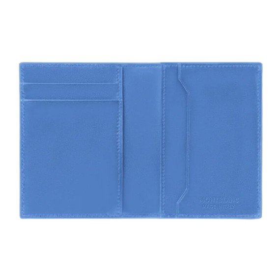 Porta-Cartões Vertical 4CC MONTBLANC Meisterstück Dusty Blue | Ref. 238.198322