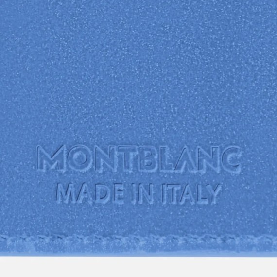 Porta-Cartões Vertical 4CC MONTBLANC Meisterstück Dusty Blue | Ref. 238.198322
