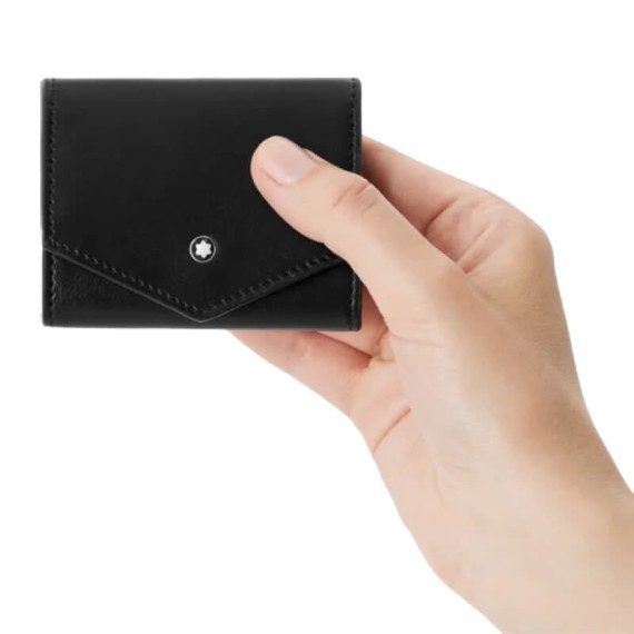 Porta-Moedas tipo Envelope MONTBLANC Meisterstück Preto | Ref. 238.198332