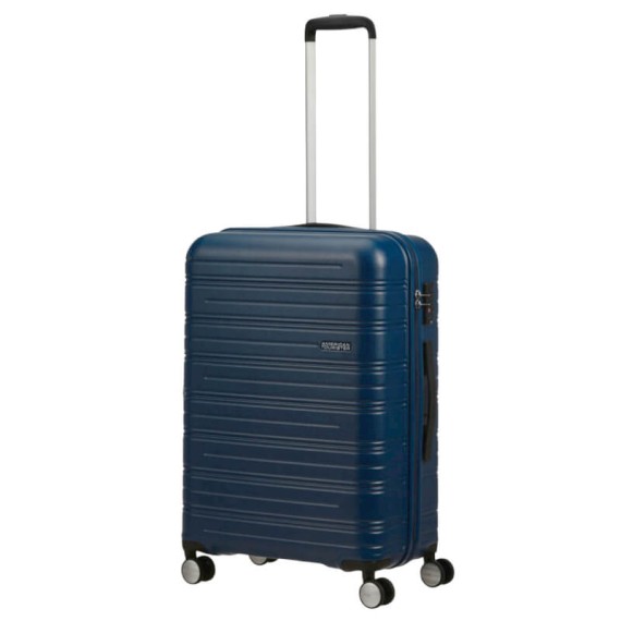 AMERICAN TOURISTER Mala de Viagem Média 67cm 4R High Turn Azul Matte | Ref. 92MB890221