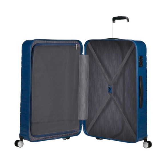 AMERICAN TOURISTER Mala de Viagem Média 67cm 4R High Turn Azul Marinho | Ref. 92MB890241