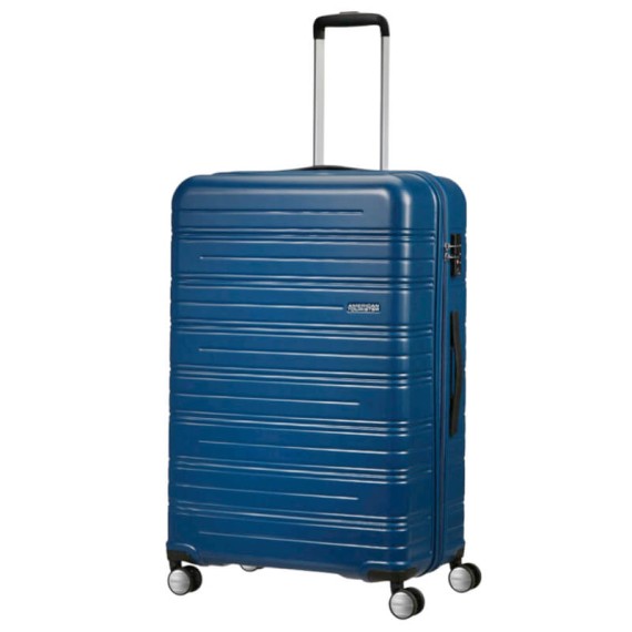 AMERICAN TOURISTER Mala de Viagem Grande 77cm 4R High Turn Azul Marinho | Ref. 92MB890341