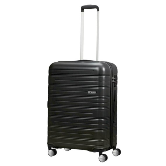 AMERICAN TOURISTER Mala de Viagem Média 67cm 4R High Turn Preto Universo | Ref. 92MB890209