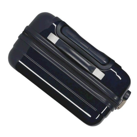 Mala de Cabine / Trolley 55cm 4 Rodas STITCH Face Down Azul Escuro | Ref. 186.2911722