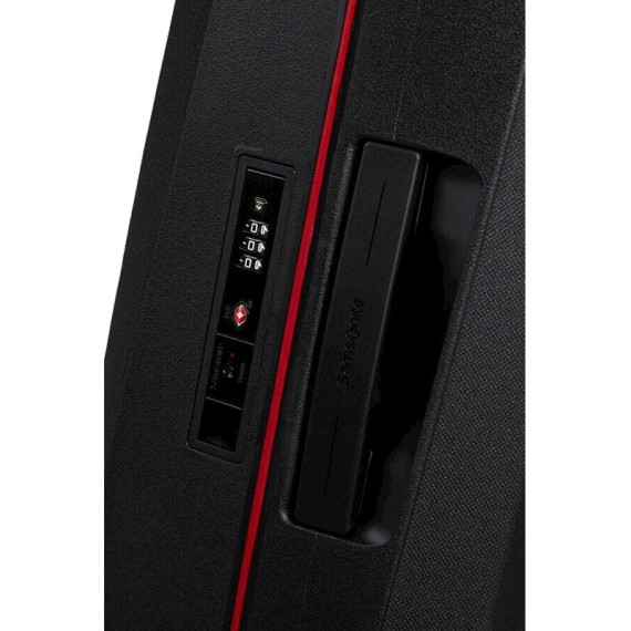 SAMSONITE Mala de Cabine / Trolley 55cm 4R Essens Preto / Vermelho | Ref. 92KM000118