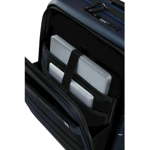SAMSONITE Mala de Cabine / Trolley 55cm 4R Exp. Neopod Easy Access Azul Escuro | Ref. 92KH310201