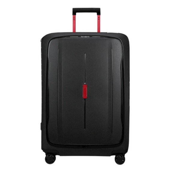 SAMSONITE Mala de Viagem / Trolley Grande 75cm 4R Essens Preto / Vermelho | Ref. 92KM000318 SAMSONITE Mala de Viagem / Trolley Grande 75cm 4R Essens Preto / Vermelho | Ref. 92KM000318