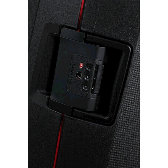 SAMSONITE Mala de Viagem / Trolley Média 69cm 4R Essens Preto / Vermelho | Ref. 92KM000218 SAMSONITE Mala de Viagem / Trolley Média 69cm 4R Essens Preto / Vermelho | Ref. 92KM000218