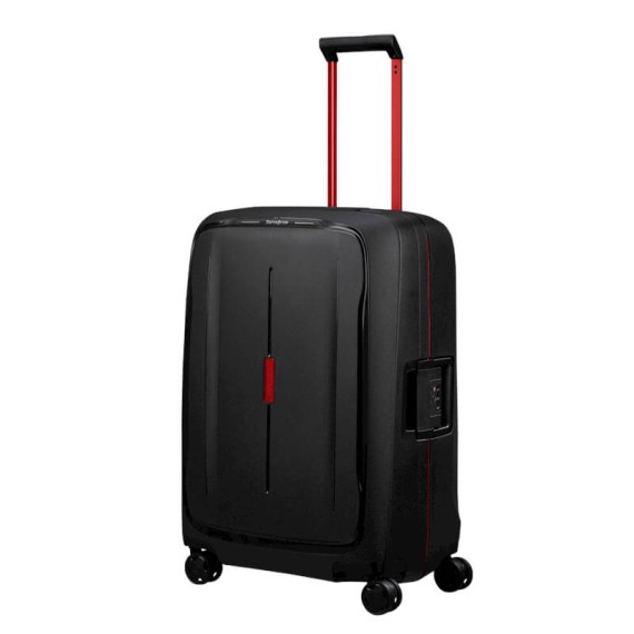 SAMSONITE Mala de Viagem / Trolley Média 69cm 4R Essens Preto / Vermelho | Ref. 92KM000218 SAMSONITE Mala de Viagem / Trolley Média 69cm 4R Essens Preto / Vermelho | Ref. 92KM000218