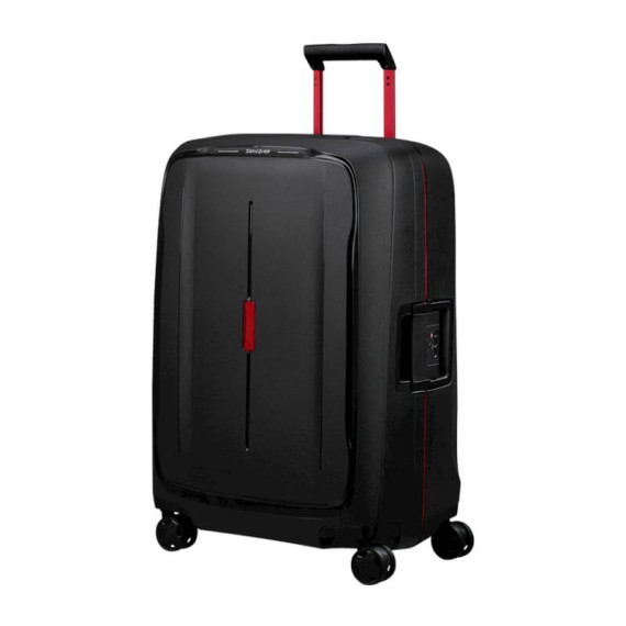 SAMSONITE Mala de Viagem / Trolley Média 69cm 4R Essens Preto / Vermelho | Ref. 92KM000218 SAMSONITE Mala de Viagem / Trolley Média 69cm 4R Essens Preto / Vermelho | Ref. 92KM000218