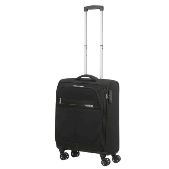 AMERICAN TOURISTER Mala de Cabine / Trolley 55cm 4R Deep Dive Preto/Cinza | Ref. 92MA290219