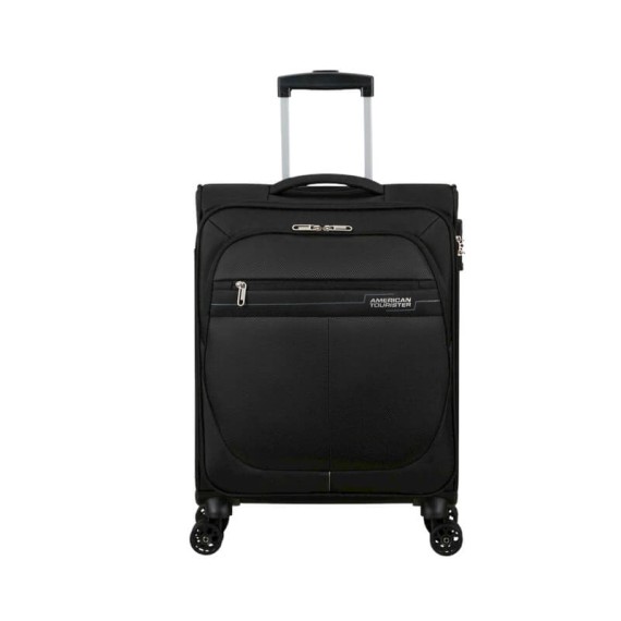 AMERICAN TOURISTER Mala de Cabine / Trolley 55cm 4R Deep Dive Preto/Cinza | Ref. 92MA290219