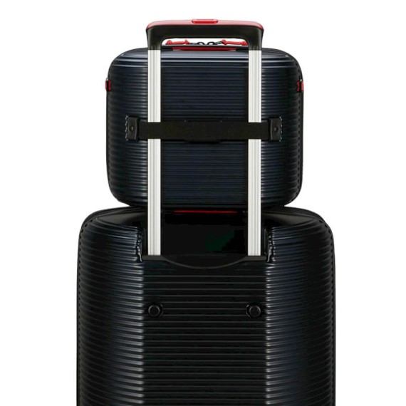 AMERICAN TOURISTER Necessaire de Viagem Rollio Preto/Vermelho | Ref. 92MG900109