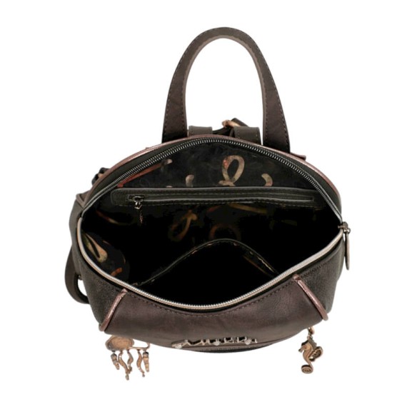 ANEKKE Mochila de Senhora Média Dreamverse Land Castanho Café | Ref. 280.39715-211