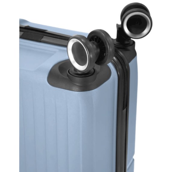 BENZI Mala de Cabine / Trolley 55cm 4 Rodas BZ5754 Azul Claro | Ref. 288.BZ5754AC-A