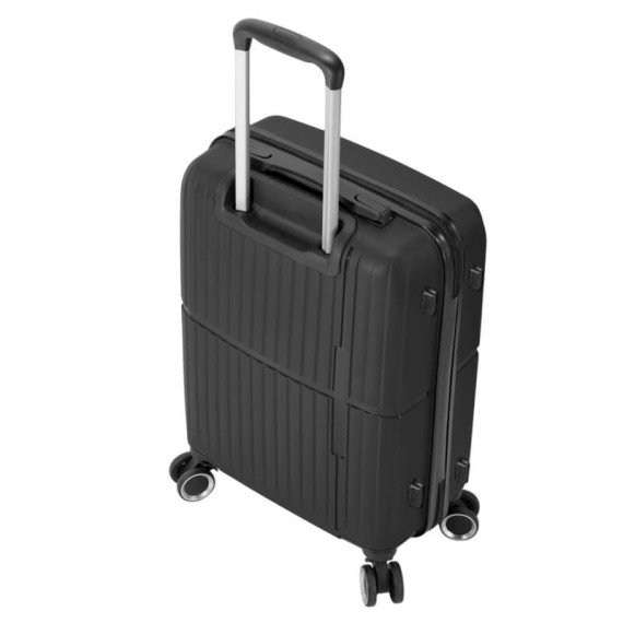 BENZI Mala de Viagem / Trolley Médio 66cm 4 Rodas BZ5754 Preta | Ref. 288.BZ5754P-B