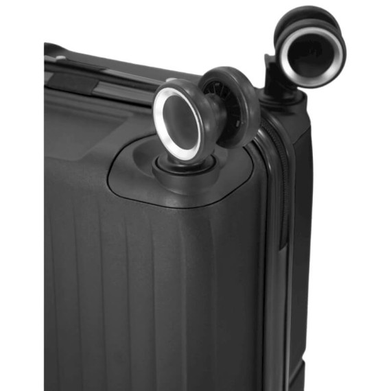 BENZI Mala de Viagem / Trolley Médio 66cm 4 Rodas BZ5754 Preta | Ref. 288.BZ5754P-B