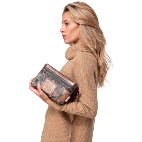 ANEKKE Bolsa de Tiracolo Pequena Dreamverse Land Castanho Café | Ref. 280.39713-295