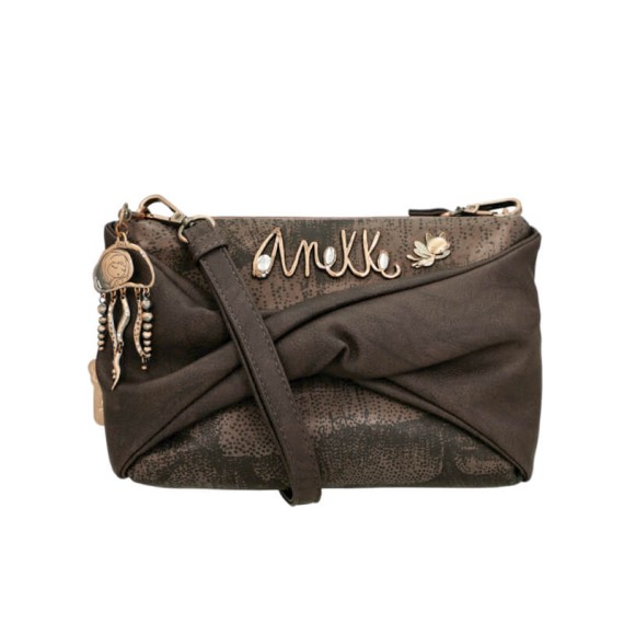ANEKKE Bolsa de Tiracolo Pequena Dreamverse Land Castanho Café | Ref. 280.39713-295