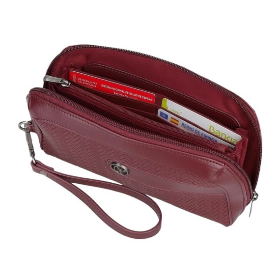 Carteira de Mão PEPE JEANS Sprig Bordô | Ref. 186.7914132