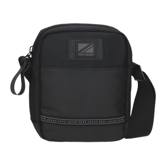 Bolsa de Tiracolo Pequena PEPE JEANS Stratford Preta | Ref. 186.7045244
