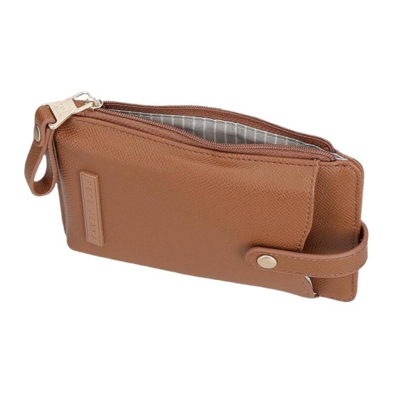 Bolsa Tiracolo Porta Telemóvel PEPE JEANS Elia Castanha | Ref. 186.7945032