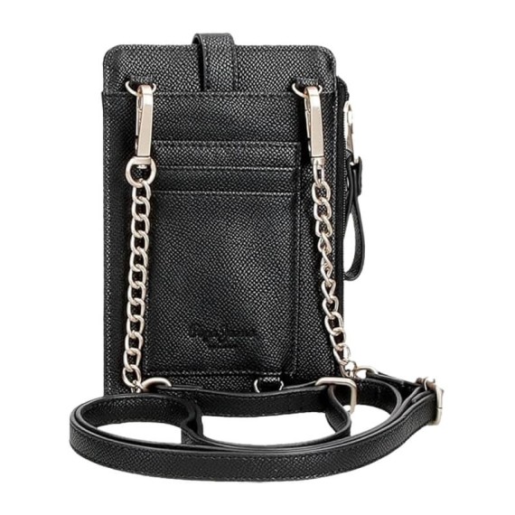 Bolsa Tiracolo Porta Telemóvel PEPE JEANS Elia Preta | Ref. 186.7945031
