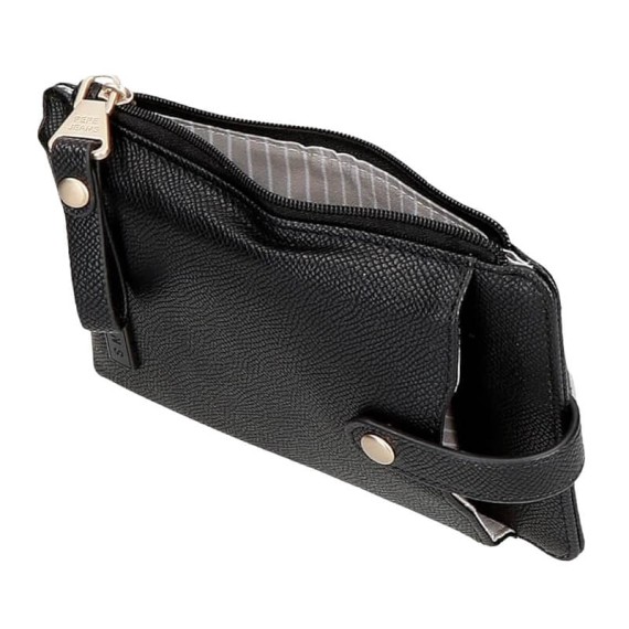 Bolsa Tiracolo Porta Telemóvel PEPE JEANS Elia Preta | Ref. 186.7945031