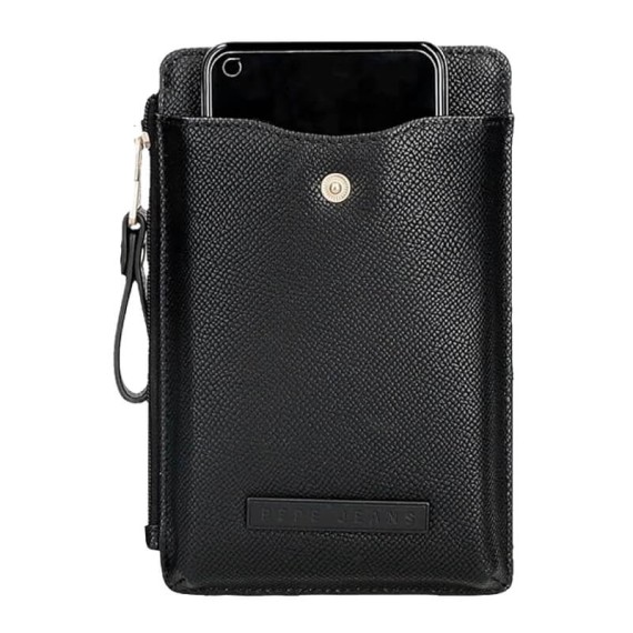 Bolsa Tiracolo Porta Telemóvel PEPE JEANS Elia Preta | Ref. 186.7945031
