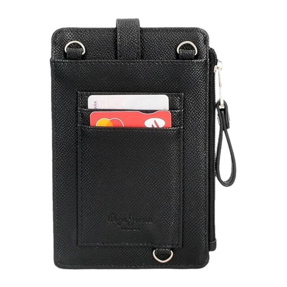Bolsa Tiracolo Porta Telemóvel PEPE JEANS Elia Preta | Ref. 186.7945031