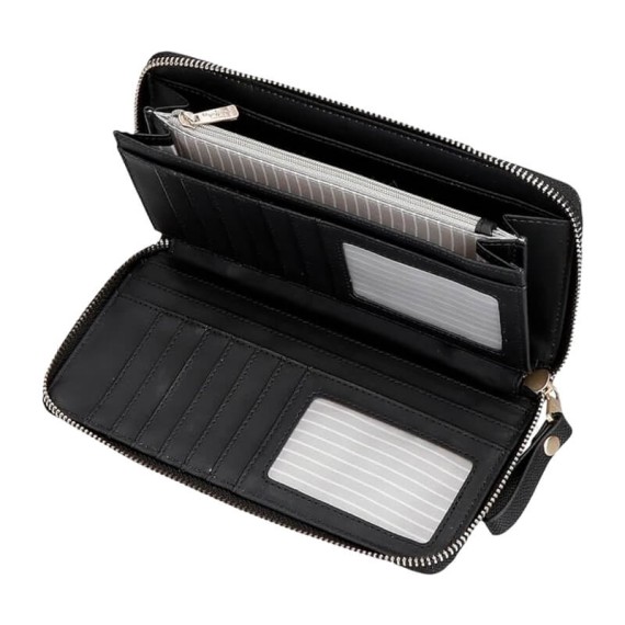 Carteira de Senhora com Fecho PEPE JEANS Elia Preta | Ref. 186.7948531