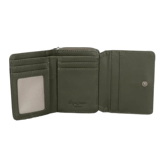Carteira Porta-Moedas PEPE JEANS Christine Verde Escuro | Ref. 186.7098242 Carteira Porta-Moedas PEPE JEANS Christine Verde Escuro | Ref. 186.7098242