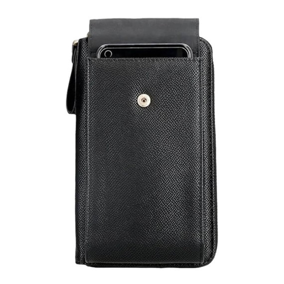 Carteira Bolsa e Porta Telemóvel PEPE JEANS Elia Preta | Ref. 186.7945331