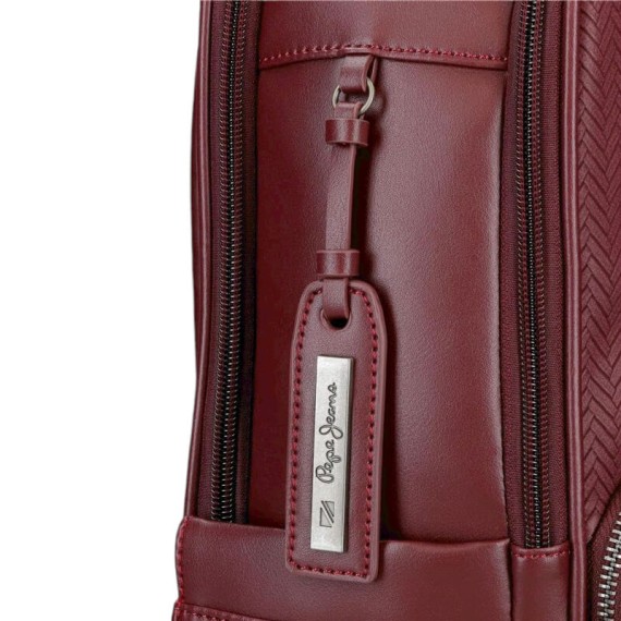 Mochila para Portátil 13.3" 2C Adapt. PEPE JEANS Sprig Bordô | Ref. 186.7912132